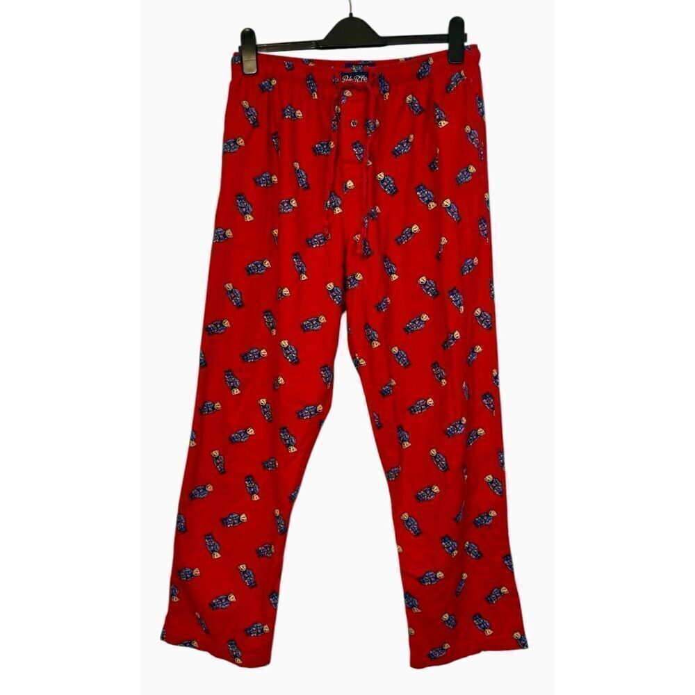 Polo Ralph Lauren Men’s Pajama Pants Iconic Polo Bear Sz. L Pull-On